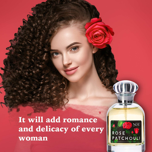Perfume Nou Rose E Patchouli Edp 50ml Para Mulheres - Imagem 3
