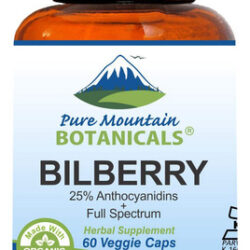 Suplemento De Extrato De Mirtilo Pure Mountain Botanicals 25