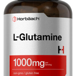 Suplemento Horbäach L-glutamina Em Cápsulas 1000 Mg 180 Unid