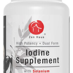 Suplemento De Iodo Zen Haus 12,5 Mg Com Selênio 200 Comprimi