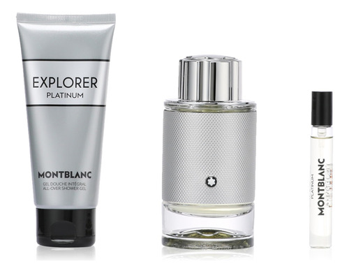 Gift Set Mont Blanc Explorer Platinum Eau De Parfum 100ml