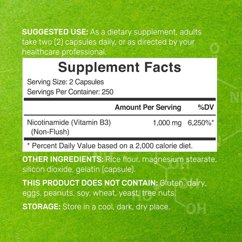 Oferta De Suplemento Suplemento De Vitamina B3 Nicotinamida - Imagem 2