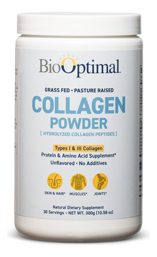 Colágeno Em Pó Peptídeos De Colágeno Bioideais 300g
