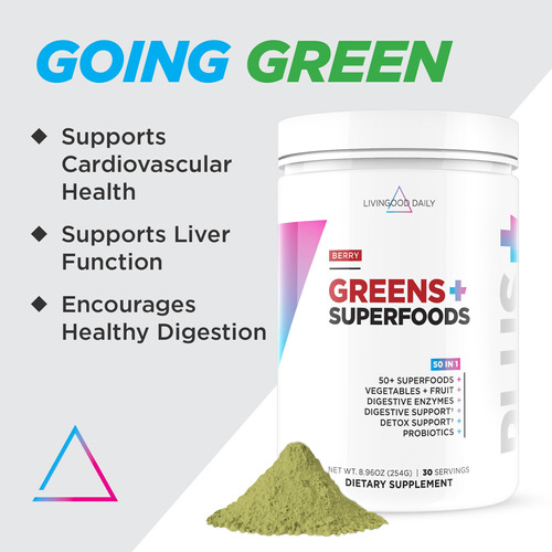 Suplemento Livingood Daily Greens Powder 30 Porções - Imagem 2