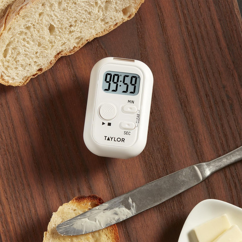 Timer Taylor Precision Products Multi-alert Digital White - Imagem 2