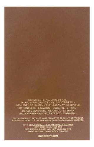 Perfume Burberry Hero Para Homens Eau De Parfum 50ml - Imagem 7