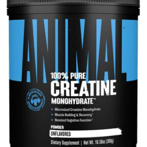 Suplemento De Creatina Micronizada Animal 300g Para Homens E