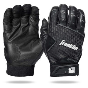 Luvas De Rebatidas Franklin Sports 2nd-skinz® Black/black Yo