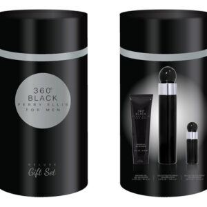 Perfume Perry Ellis 360 Black For Men, Conjunto De Presente