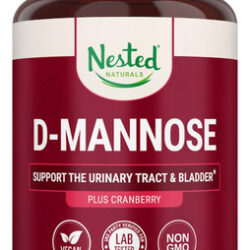 Suplemento Nested Naturals D-manose 500 Mg Com Cranberry E