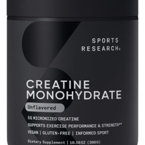 Suplemento Sports Research Creatina Monohidratada 300ml
