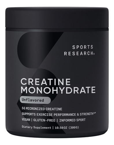 Suplemento Sports Research Creatina Monohidratada 300ml