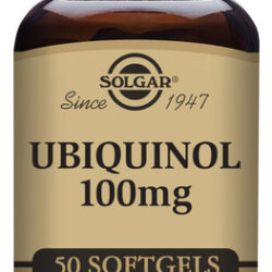 Suplemento Solgar Ubiquinol 100mg 50 Cápsulas Gelatinosas Ad