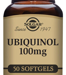 Suplemento Solgar Ubiquinol 100mg 50 Cápsulas Gelatinosas Ad