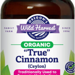 Suplemento Oregon&quots Wild Harvest Cinnamon True Ceylon 60 Cáp