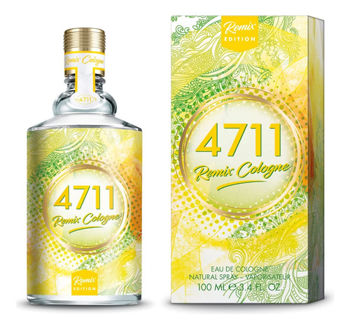 Perfume 4711 Remix By 4711 Eau De Cologne 100ml Spray Unisex - Imagem 2