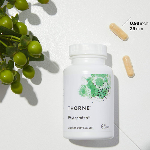 Suplemento Thorne Phytoprofen 60 Cápsulas - Sem Glúten - Imagem 4