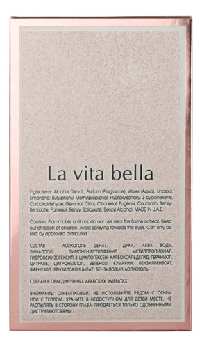 Perfume Maison Alhambra La Vita Bella Edp 100ml Para Mulhere - Imagem 4