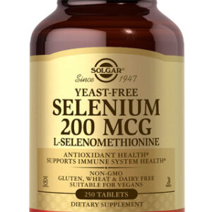 Suplemento Solgar Selenium 200mcg 250 Comprimidos