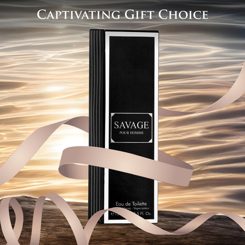 Perfume Novoflow Savage Para Homens Edt 15 Ml/0,5 Onças - Imagem 7