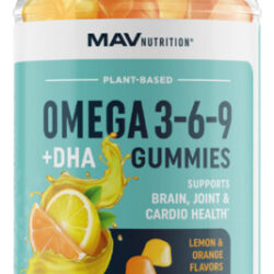 Gummies Mav Nutrition Vegetarian Omega 3 6 9 W/ 50 Mg Dha 60