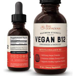 Gotas Líquidas Sublinguais Veganas De Vitamina B12 Live Cons