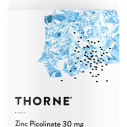 Suplemento Thorne Research Picolinato De Zinco 30 Mg 60 Cáps