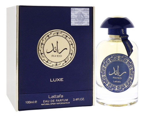 Perfume Lattafa Raed Luxe Gold Eau De Parfum 100ml Para Home - Imagem 3