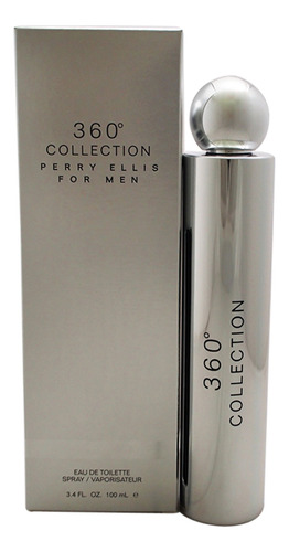 Coleção 360 Da Perry Ellis Para Homens - Spray Edt De 3,4 On