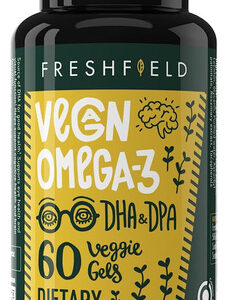 Suplemento Freshfield Vegan Omega 3 Dha 60 Cápsulas