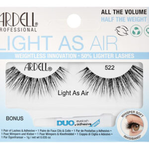 Tira Os Cílios Ardell Light As Air 522 Com Adesivo Para Cíli