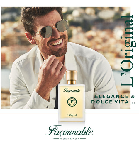 Perfume Façonnable L'original Eau De Toilette 90ml For Men - Imagem 2