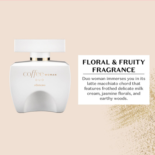 Perfume O Boticario Coffee Duo Woman Eau De Toilette 100ml - Imagem 2