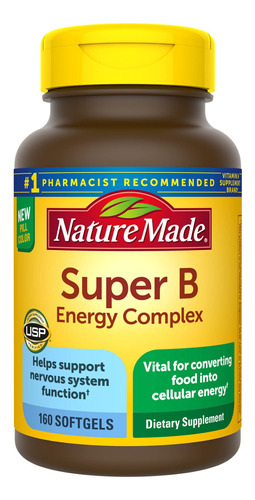 Suplemento Dietético Nature Made Super B Energy Complex 160