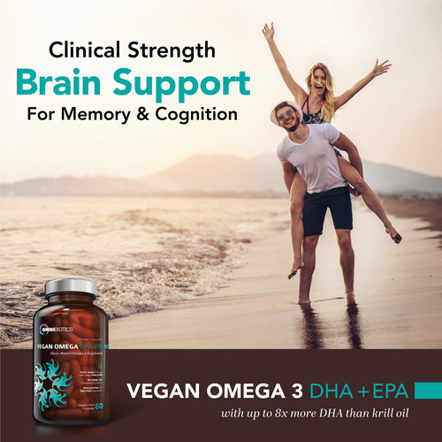 Suplemento Omnibiótico Vegano Omega Dha+epa Prenatal Dha W/ - Imagem 3