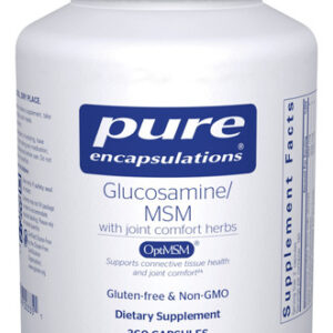 Suplemento De Encapsulamentos Puros De Glucosamina Msm 360 C
