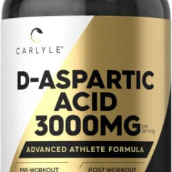 Suplemento: Cápsulas De Ácido D-aspártico Carlyle, 3000 Mg,