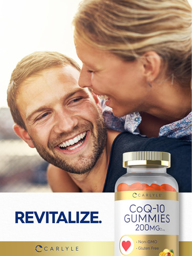 Suplemento Carlyle Coq10 Gummies 200 Mg 140 Unidades Veganas - Imagem 7
