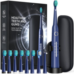 Escova De Dentes Elétrica Teetheory Sonic Com 8 Cabeças De E