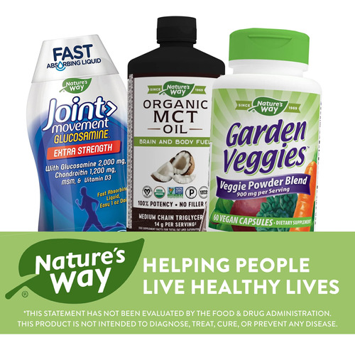Suplemento Nature's Way Daily Garden Veggies 60 Cápsulas - Imagem 6