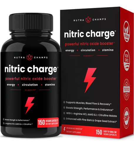 Suplemento De Óxido Nítrico Nutrachamps L-arginina L-citruli