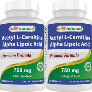 Suplemento Best Naturals Acetil L-carnitina E Alfa-lipóico