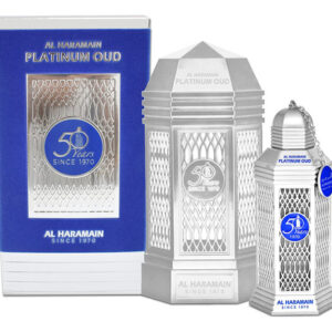 Perfume Al Haramain 50 Years Platinum Oud Eau De Parfum 100m