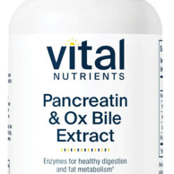 Suplemento De Nutrientes Vitais: Pancreatina E Extrato De Bi