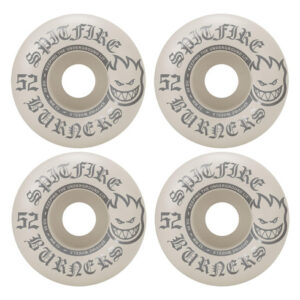 Rodas De Skate Spitfire Burners 52mm 99a Branca/prata