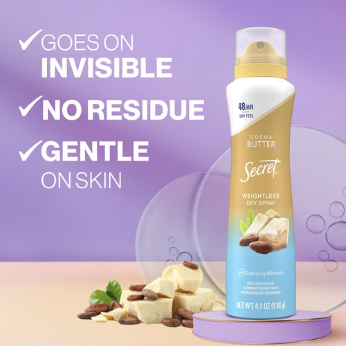 Desodorante Antitranspirante Secret Dry Spray Feminino 120ml - Imagem 2