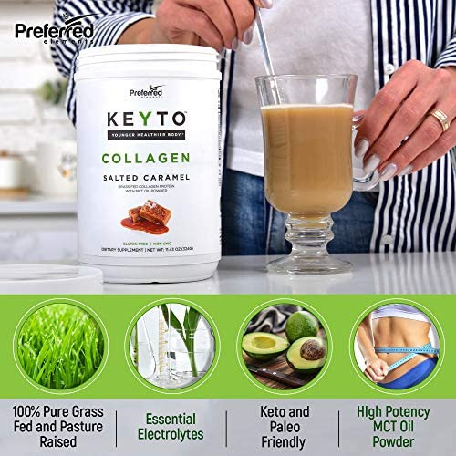 Proteína De Colágeno Ceto Em Pó Com Óleo Mct Keto E Paleo F - Imagem 2