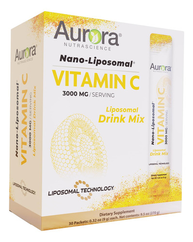 Mix De Bebidas Vitamínicas Aurora Nutrascience Nano-lipossom - Imagem 3