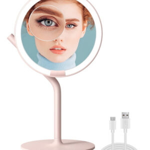 Espelho De Maquiagem Amiro Professional 8 Led Lighted W/ 5x