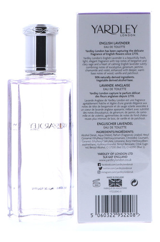 Perfume Yardley London English Lavender Edt 125ml Para Mulhe - Imagem 5